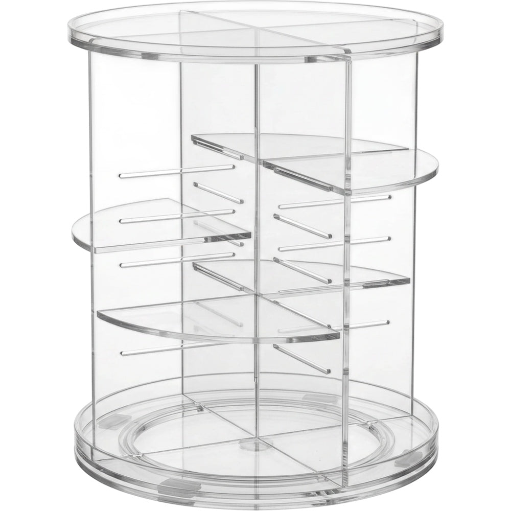 Vllia Rotating Acrylic Cosmetic Organizer 28 cm Clear - Product view