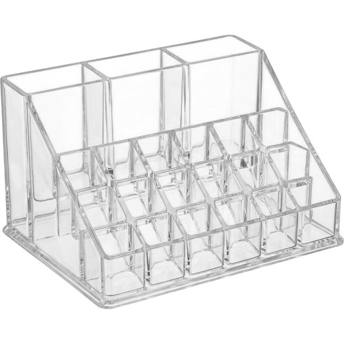 Vllia Stepped Acrylic Lipstick and Brush Organizer 25 cm Clear - Product view
